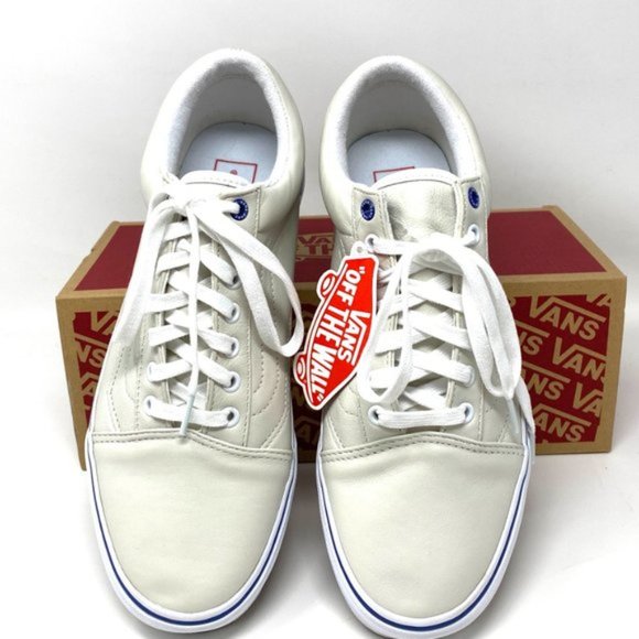 💖MEGA SALE💖VANS Old Skool Butter Leather White Shoes Women's VN0A4U3B2NU - Picture 3 of 9